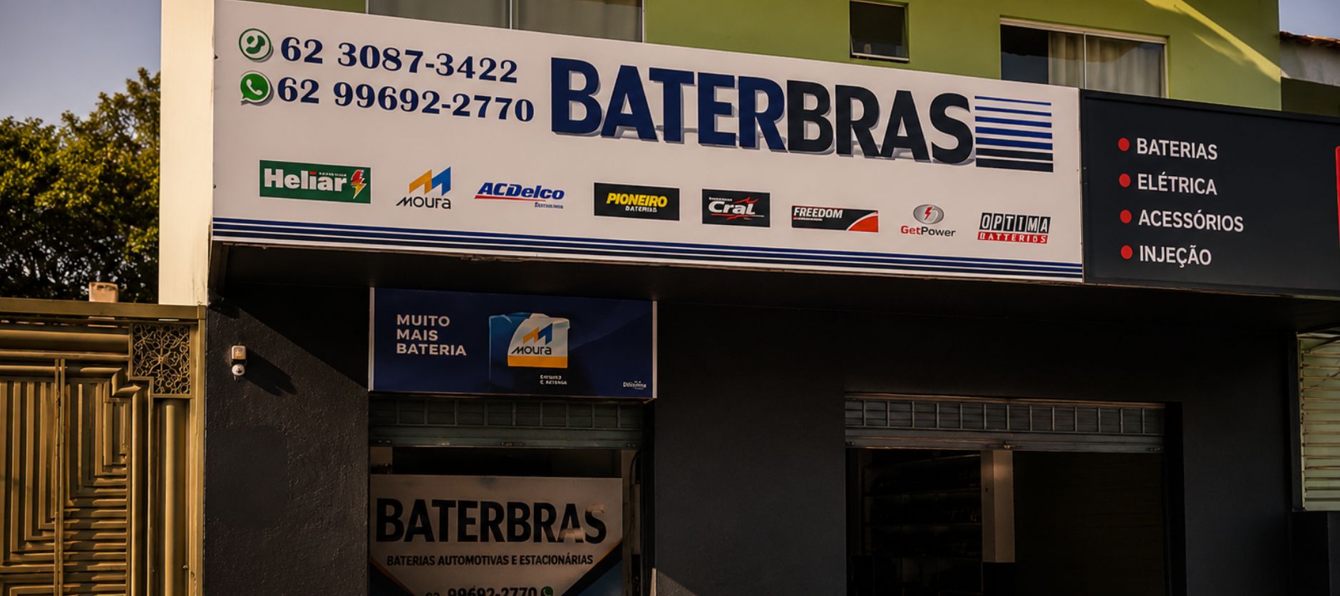 Fachada BATERBRAS – Goiânia